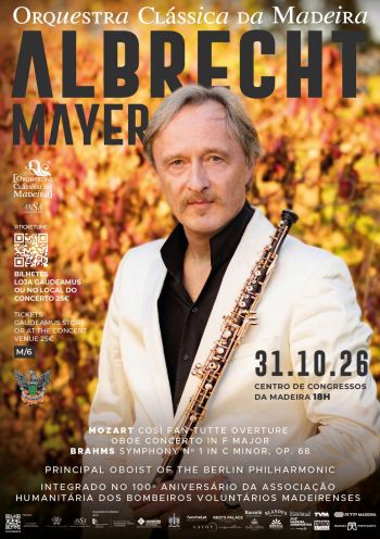 Orquestra Clássica da Madeira apresenta concerto com Albrecht Mayer