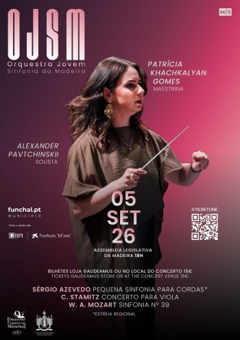 A Orquestra Jovem Sinfonia da Madeira apresenta: 