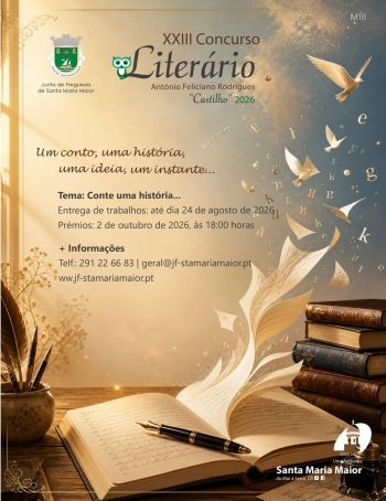 Concurso Literário António Feliciano Rodrigues "Castilho" 2026